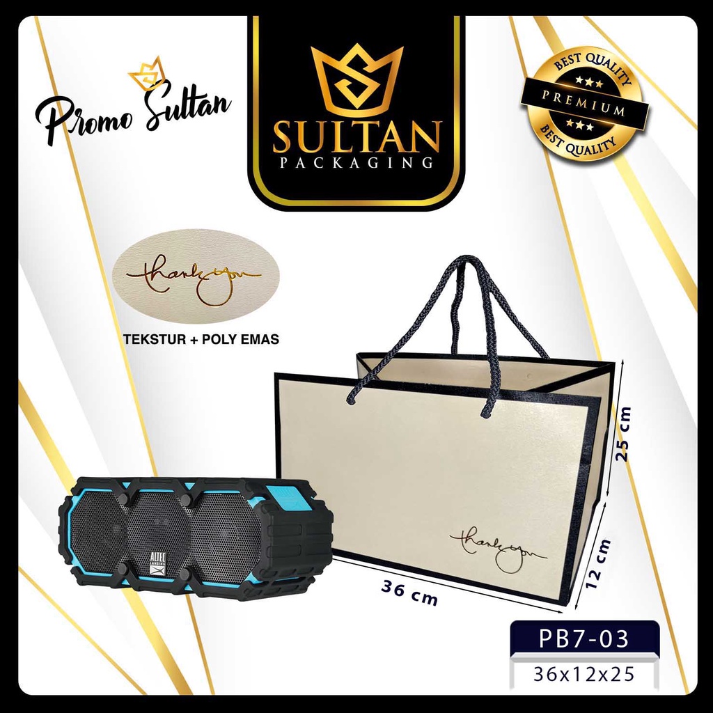 Paper Bag - Kantong Hadiah Marble - Tas Goddie Bag Jumbo Motif Marble - PB7 - Image 4