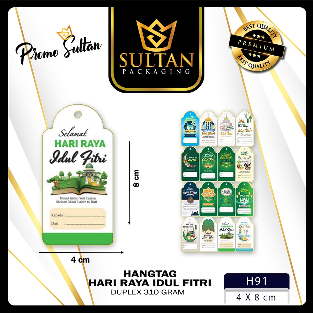 Hangtag|Hangtag Murah|Hangtag Hari Raya|Hangtag Idul Fitri Hangtag Lebaran| H91