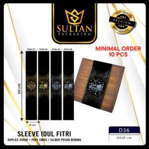 Sleeve Kue|Sleeve Kotak Kue|Sleeve Idul Fitri|Paper Belt Lebaran| D36