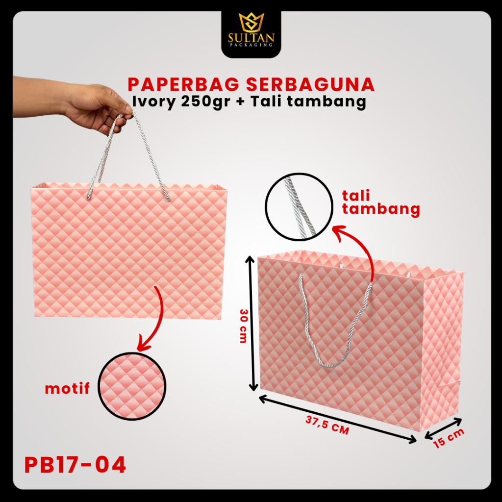Paper Bag Hadiah Jumbo / Premium Gift Bag / Tas Kado Jinjing / PB17 - Image 5