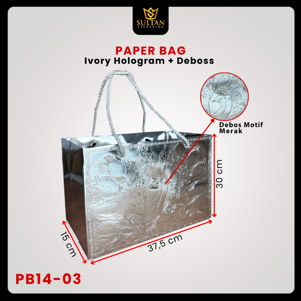 Paper Bag Hadiah Jumbo / Premium Gift Bag / Tas Kado Jinjing /PB14 - Image 4