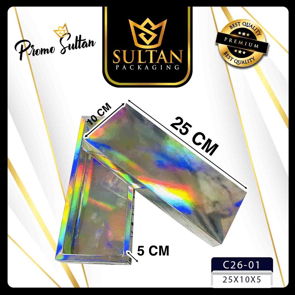 Packaging Souvenir - Kotak Aksesoris Hologram - Box Hadiah Mewah - C26 - Image 3