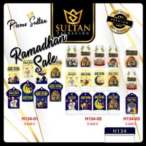 Hangtag Lebaran|IdulFitri|Aksesoris Packaging|TagHARI Raya|H134