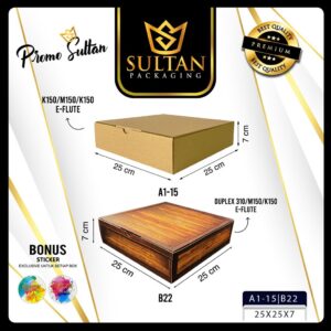 Cake Box - Kotak Makanan - Dus Packaging Makanan - A1-15
