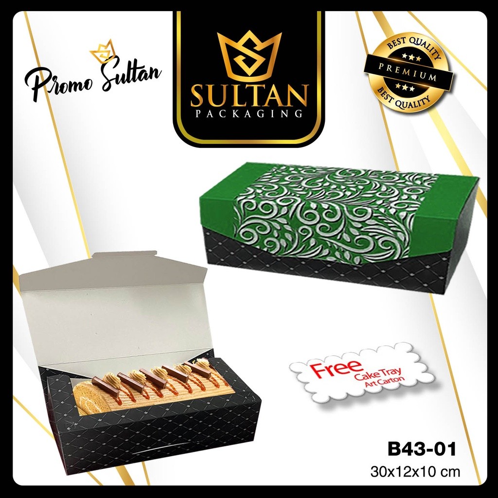Cake Box - Kotak Kue Bolu - Kemasan Makanan Motif Batik - B42 - Image 6