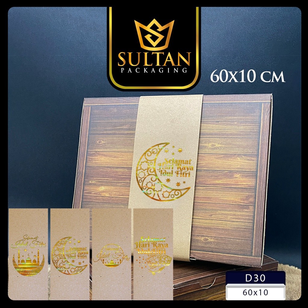 Sleeve Kue|Paper Belt Lebaran|Sleeve Kotak Kue|Sleeve Idul Fitri| D30 - Image 2