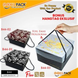 KOTAK KADO|KUE|PACKAGING|SERBAGUNA|DUS|BOX|GIFT|CAKE|B44