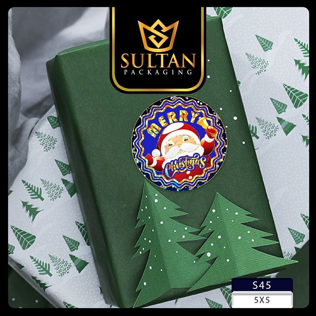 Sticker Natal - Sticker Merry Chrismas - Sticker Isi 25 Pcs - 45 - Image 2