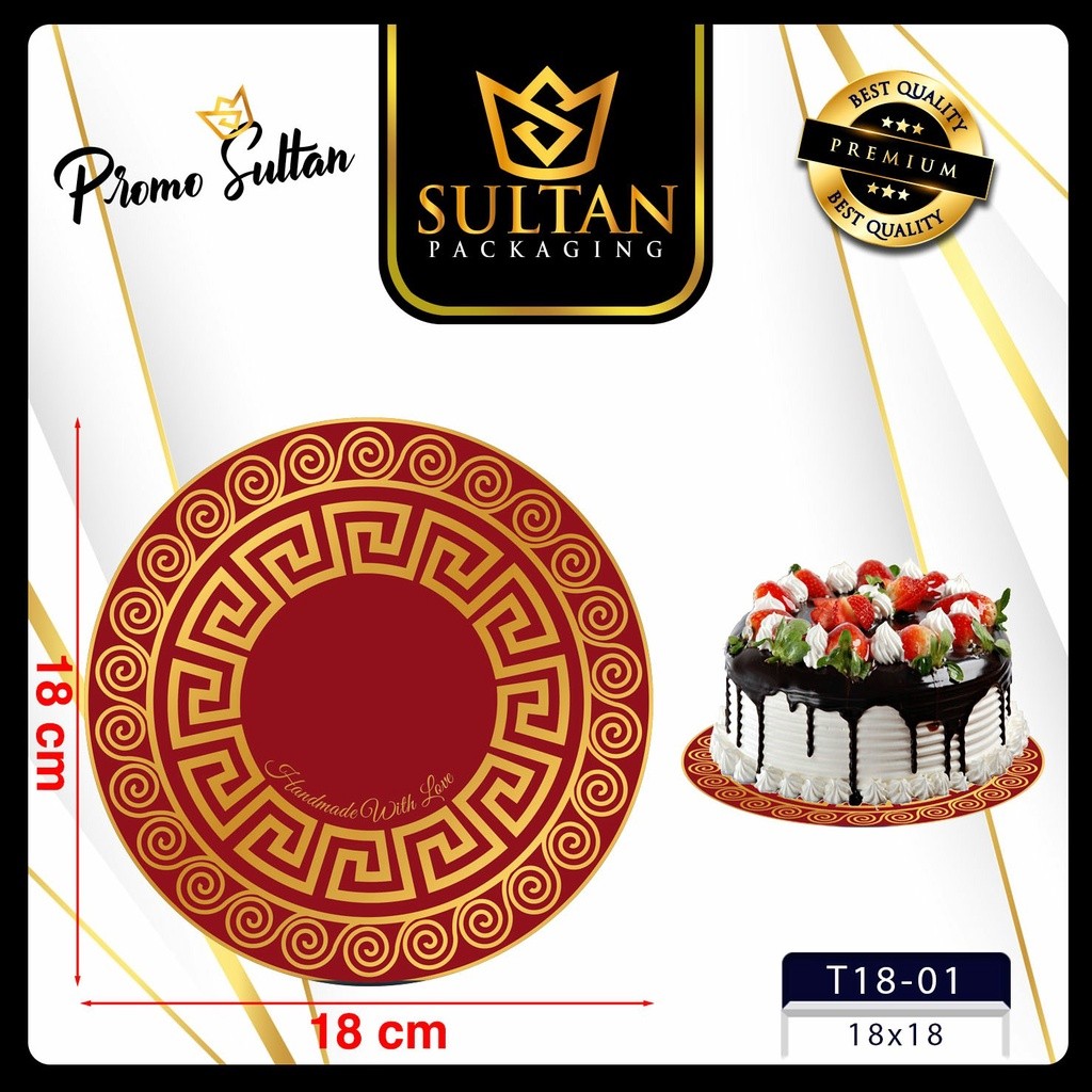 Cake Board - Alas Hologram - Perlengkapan Dekorasi Kue -T21 - Image 2