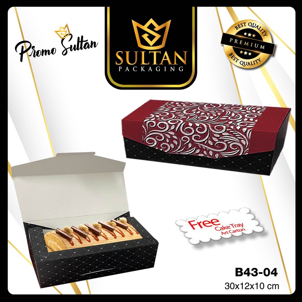 Cake Box - Kotak Kue Bolu - Kemasan Makanan Motif Batik - B42 - Image 9
