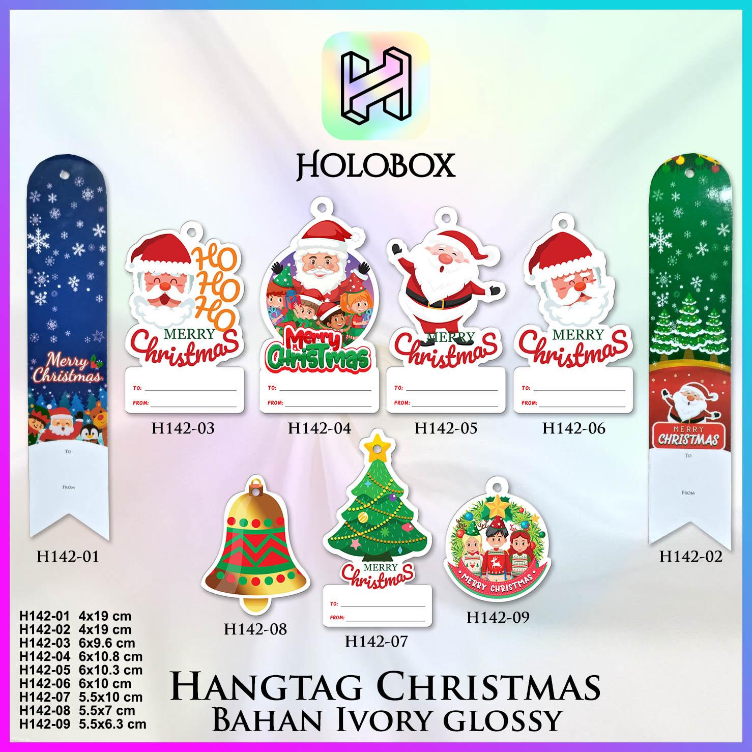 Hangtag Natal/Hangtag Merry Christmas/Aksesoris Natal/Hiasan NatalH142