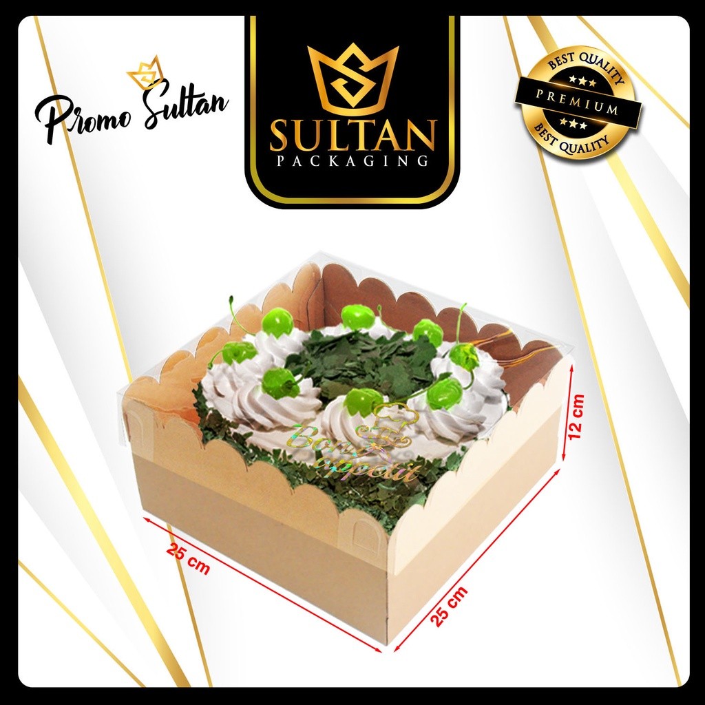Cake Box - Kotak Kue Mika - Box Kue Tutup Transparan - A1-28 - Image 3