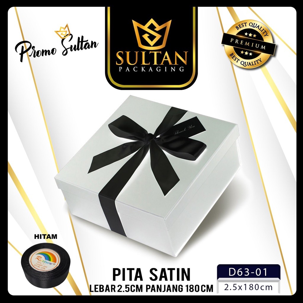 SULTAN - Pita Satin - Pita Kado Panjang Warna Warni - D63 - Image 2