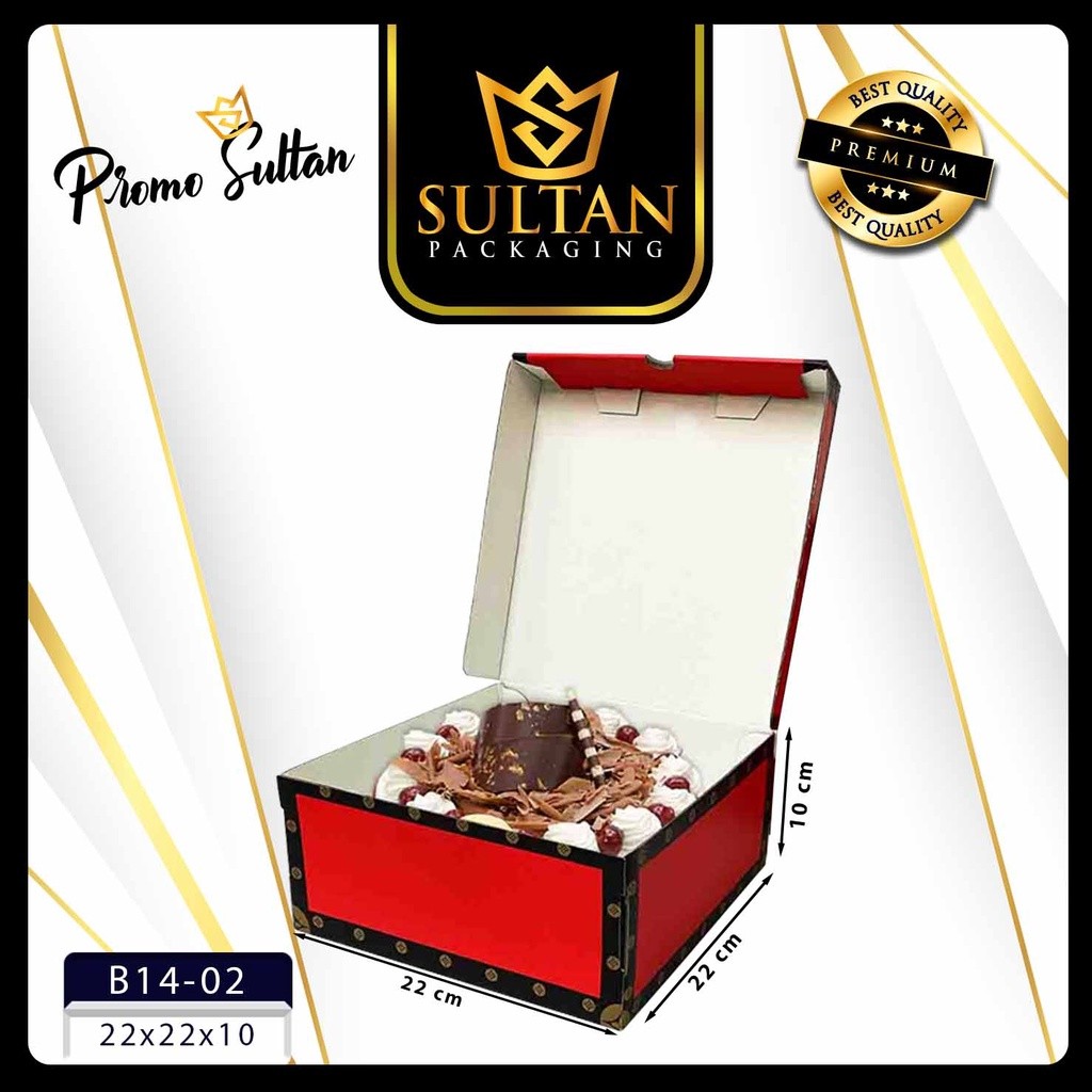 Cake Box - Kotak Kue Ulang Tahun - Dus Kue Mewah - B14 - Image 4