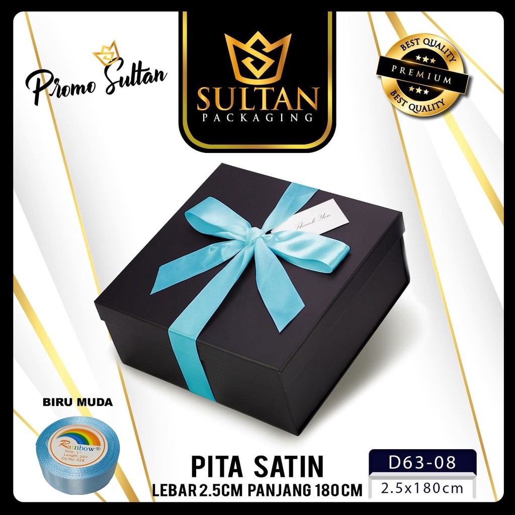 SULTAN - Pita Satin - Pita Kado Panjang Warna Warni - D63 - Image 6