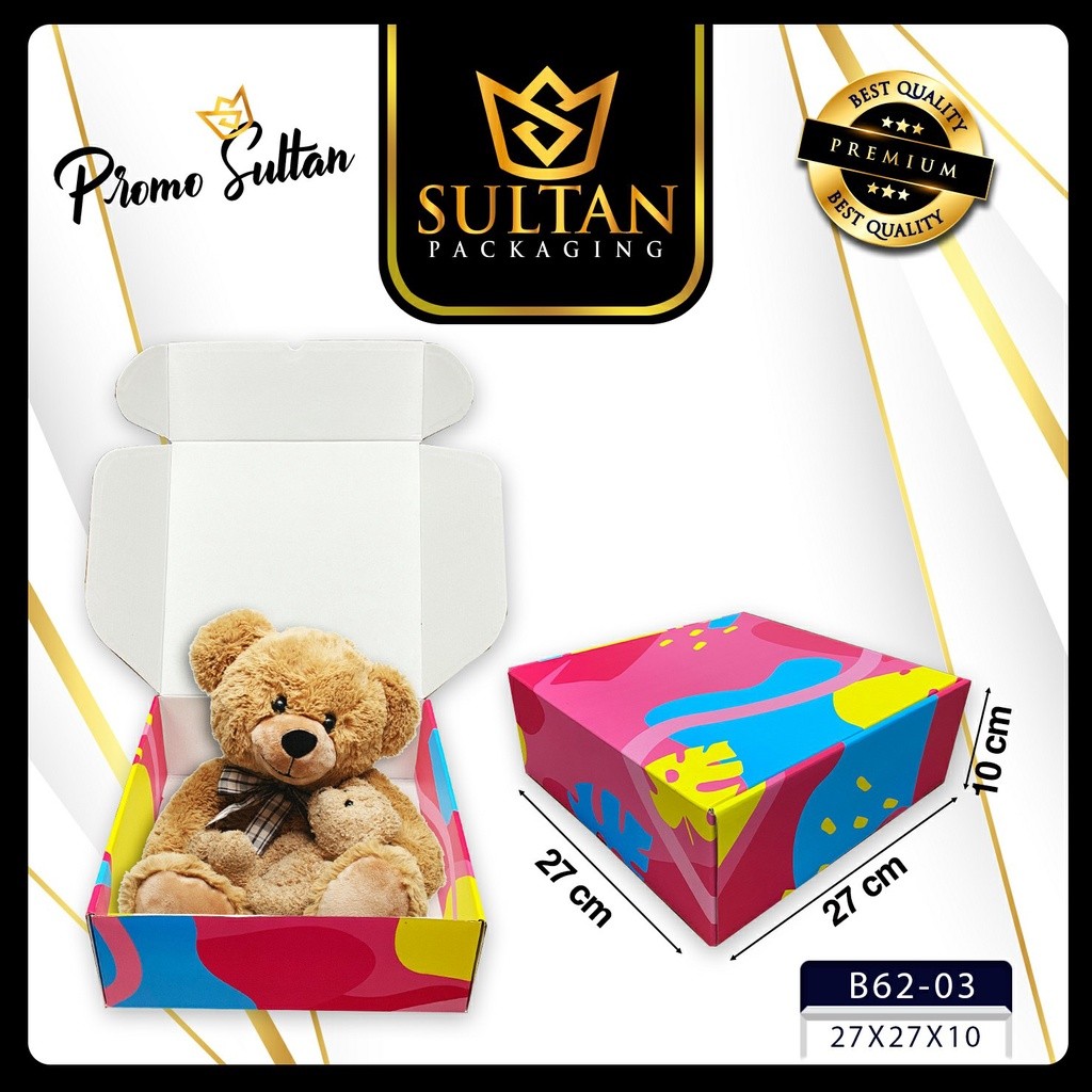 Box Hampers - Gift Box Colorful - Kotak Kado Jumbo Tebal - B62-03 - Image 2