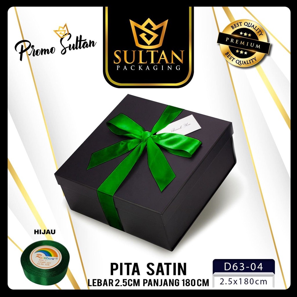 SULTAN - Pita Satin - Pita Kado Panjang Warna Warni - D63 - Image 5