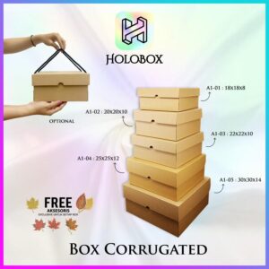 Kotak kue 3 lapis - Box Roti / Bolu - Box Cake - Packaging 5 ukuran|A1