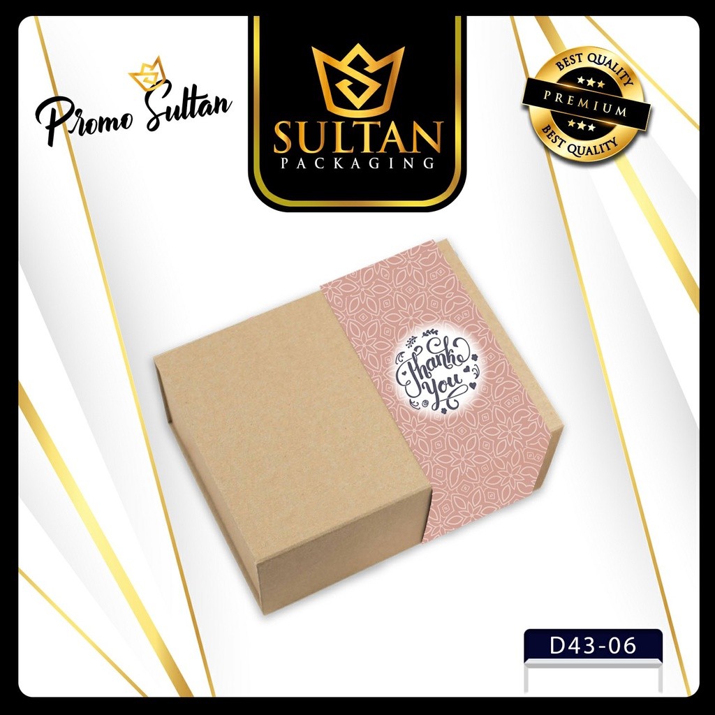 Sleeve Box Thanks you - Paperbelt Dekorasi Box Hadiah Ucapan TerimakasihD43 - Image 7