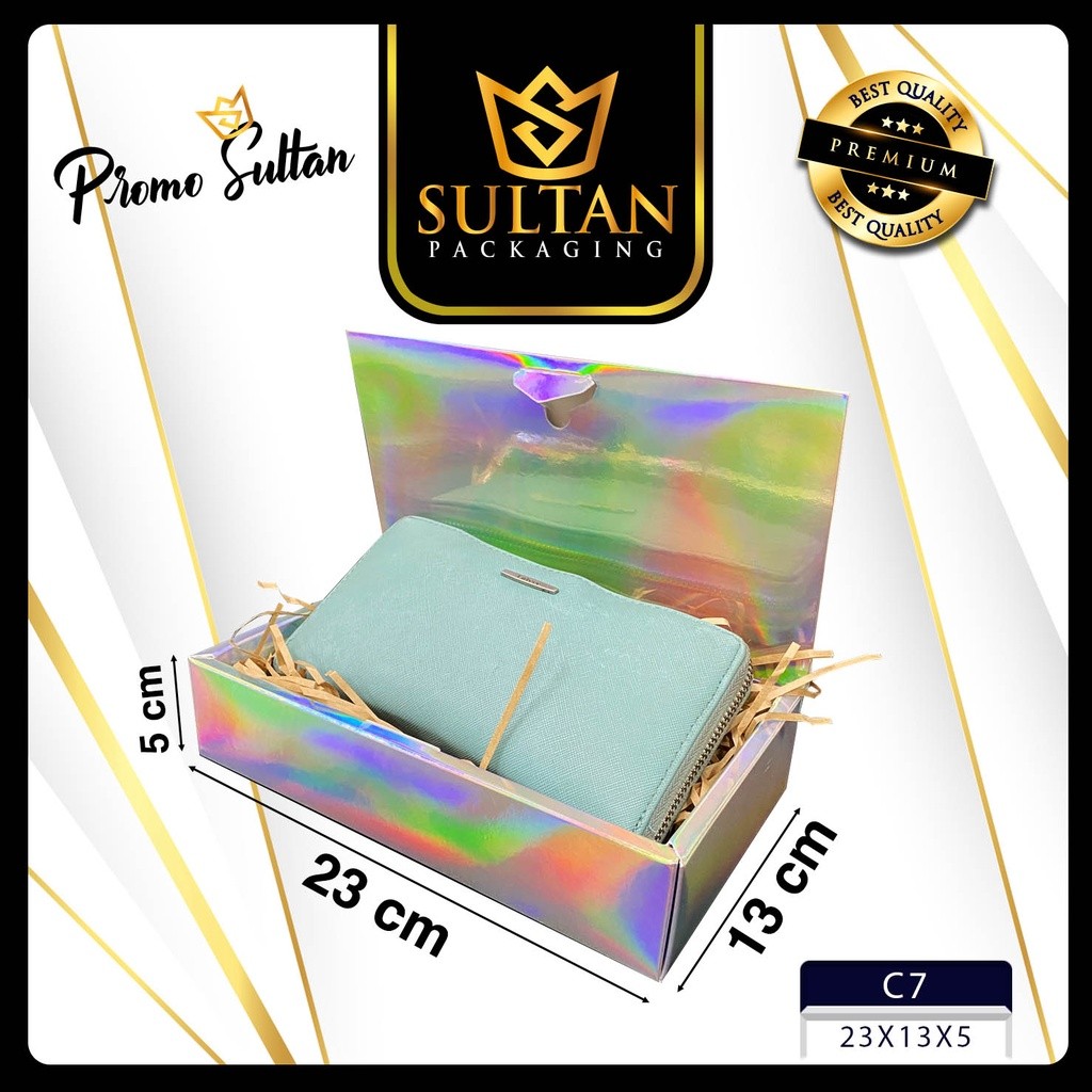 Kotak Hadiah - Box Kado Hologram - Kotak Gift Mewah - C7 - Image 3