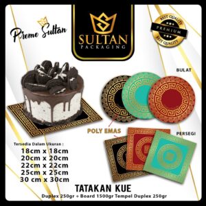 Cake Board - Alas Hologram - Perlengkapan Dekorasi Kue -T21