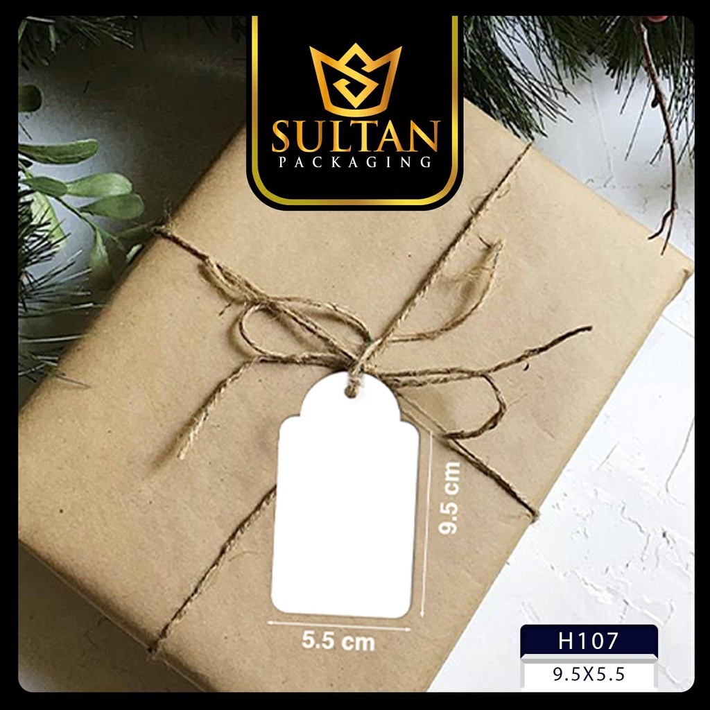 Hangtag Polos|Hangtag Murah|Aaksesoris Box|Label|Tag Baju|H107 - Image 2