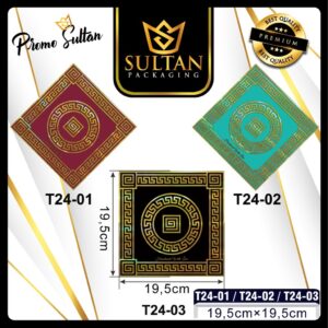 Cake Board - Tatakan Kue Kotak - Tatakan Kue Ukuran 19.5X19.5 cm - T24