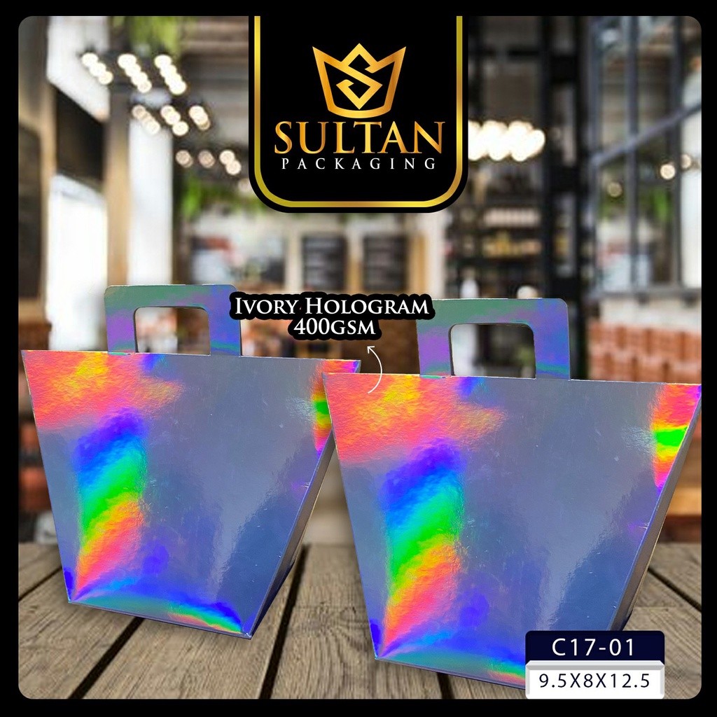 Paper Bag - Tas Souvenir Hologram - Kantong Hadiah Mewah - C17 - Image 2