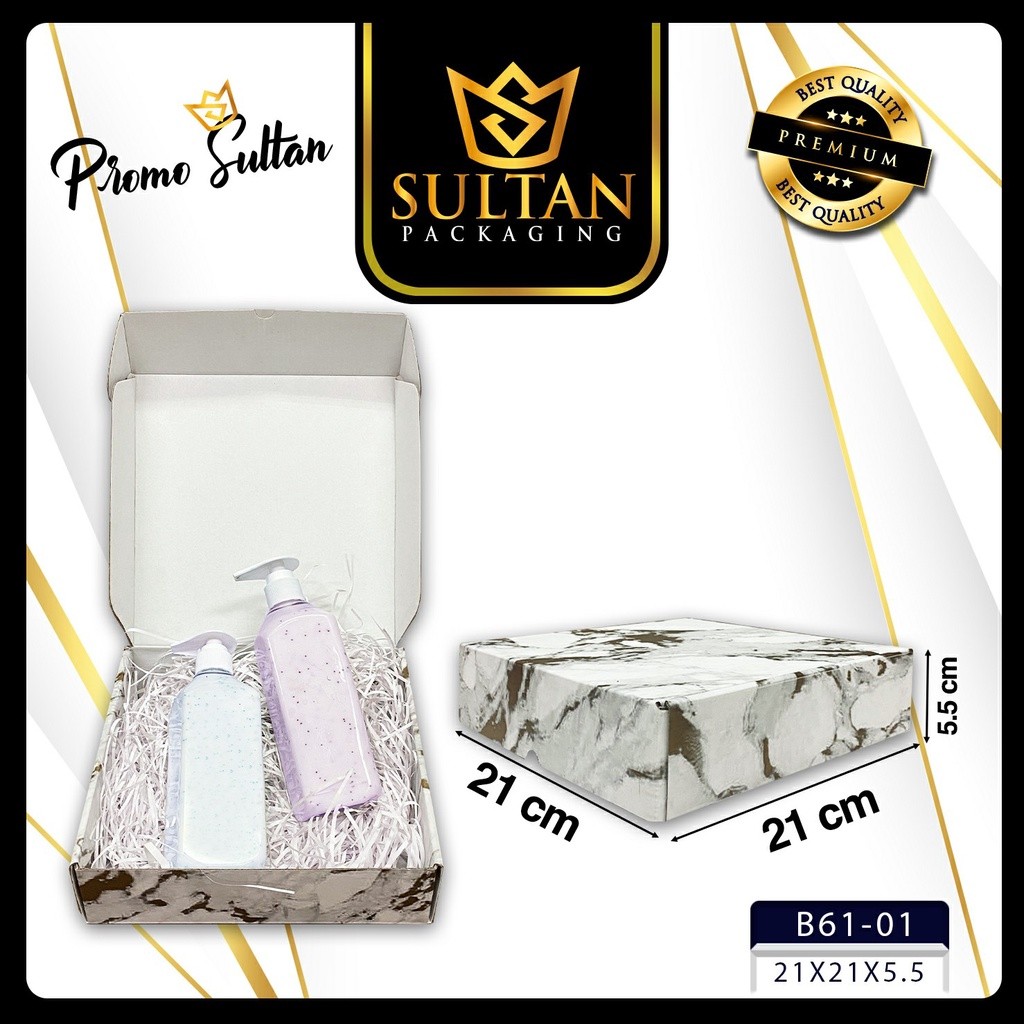 Box Hampers - Box Kado - Kotak Kado Baju - Box Marble - Gift Box - Packaging - B61 - Image 3