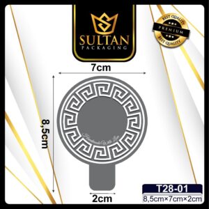 Cake Board - Tatakan Kue Bulat - Tatakan Kue Ukuran 7X8.5CM - T28