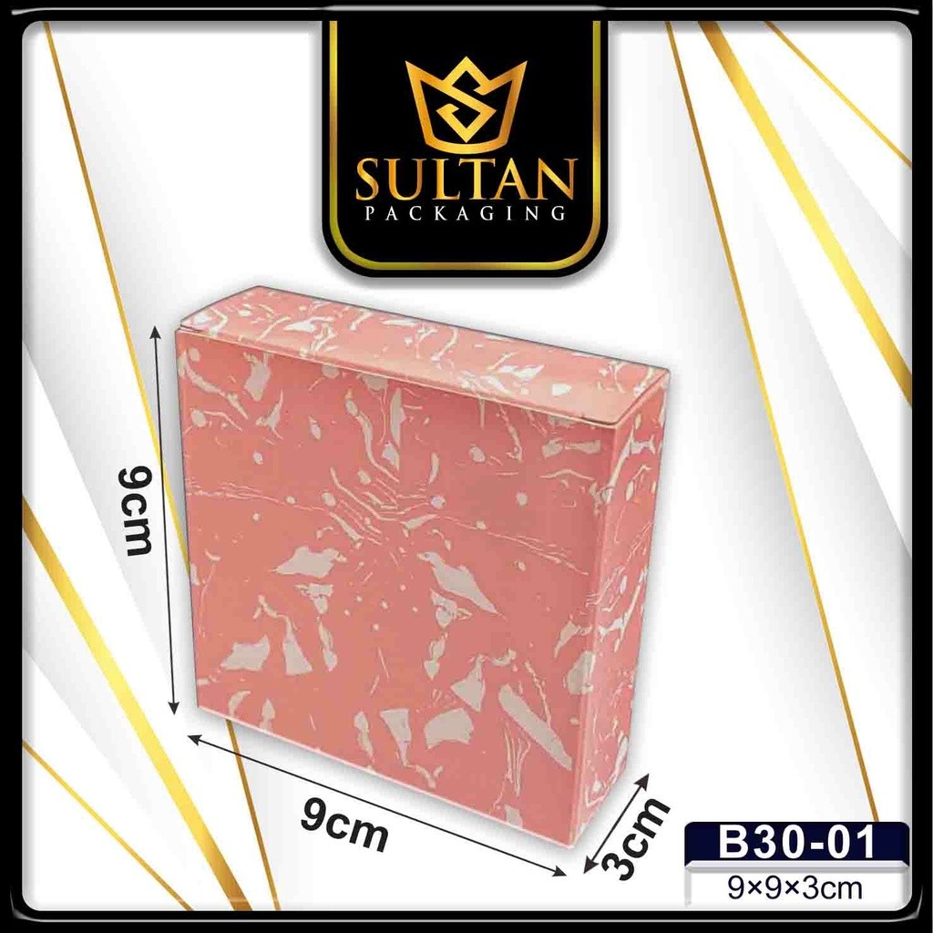 Packaging Souvenir - Kotak Aksesoris Marble - Box Hadiah Kecil - B30 - Image 2