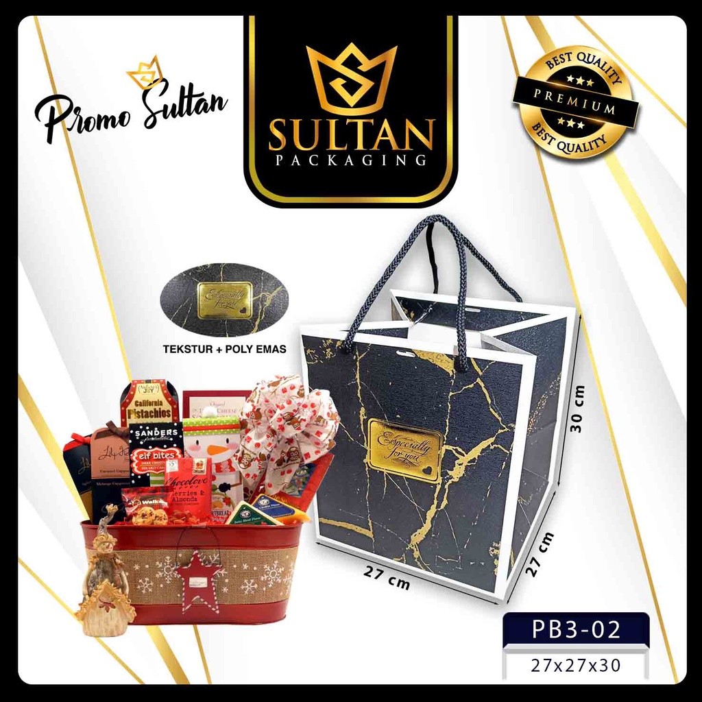 Paper bag - Goddie bag polos - Kantong Hadiah - Tas Souvenir Mewah - PB3 - Image 3