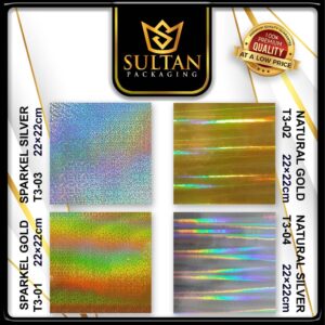 Cake Board - Tatakan Kue - Paper Tray Hologram - Tatakan Mewah - Coaster Hologram - T3