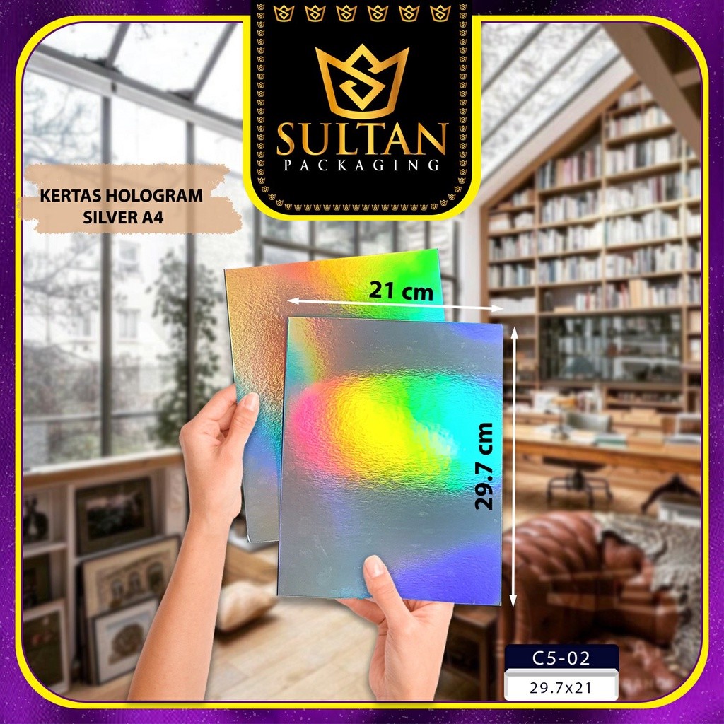 Paper - Laminating Hologram Paper - Kertas Hologram A3+A4+A5 - C5 - Image 3
