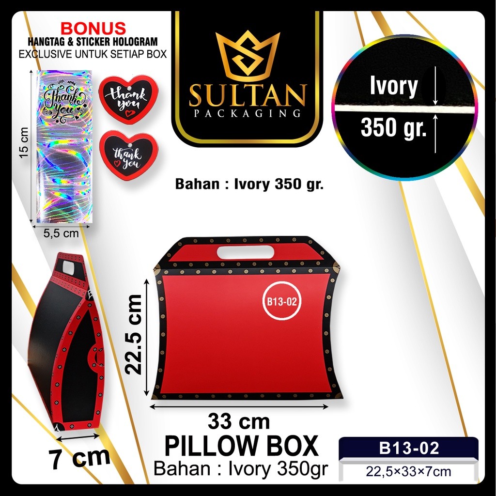 Pillow Box - Kotak Kado - Box Souvenir Hadiah unik - B13 - Image 4