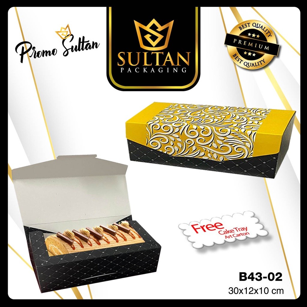 Cake Box - Kotak Kue Bolu - Kemasan Makanan Motif Batik - B42 - Image 7