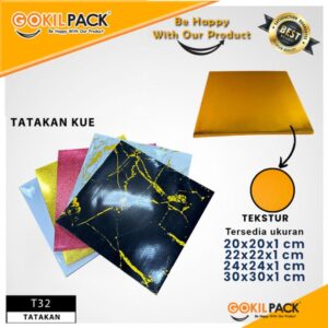 Tatakan Kue|Cake |Alas Kue Sterofoam|Tray|Aksesoris|Kotak|T32