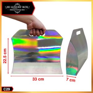 Kotak Kado - Pillow Box - Box HIjab - Gift Box Hologram -  Gable Box - Packaging - Souvenir - Bridesmaid C29