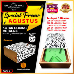 Slide Box/Kotak Kado/Box Premium/Box Hampers/Gift Box - C36
