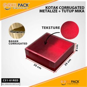Kotak Kado Hologram tutup mika Souvenir|Dus Hadiah Special Gift|C51