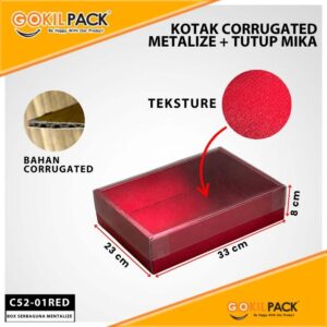 Kotak Kado Hologram tutup mika Souvenir|Dus Hadiah Special Gift|C52