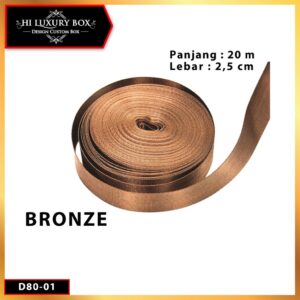 Pita Grosgrain Kado 1 Inch 2.5 cm Panjang 20 Meter D80 Satin Ribbon untuk Kado dan Bucket| D80
