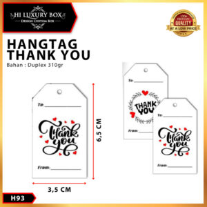 Hang Tag   Label Produk - Hang Tag Gold Marble | H10 H11