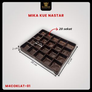 Mika Tray Kue Tatakan Sekat Nastar Isi 20/24/30 | M4C