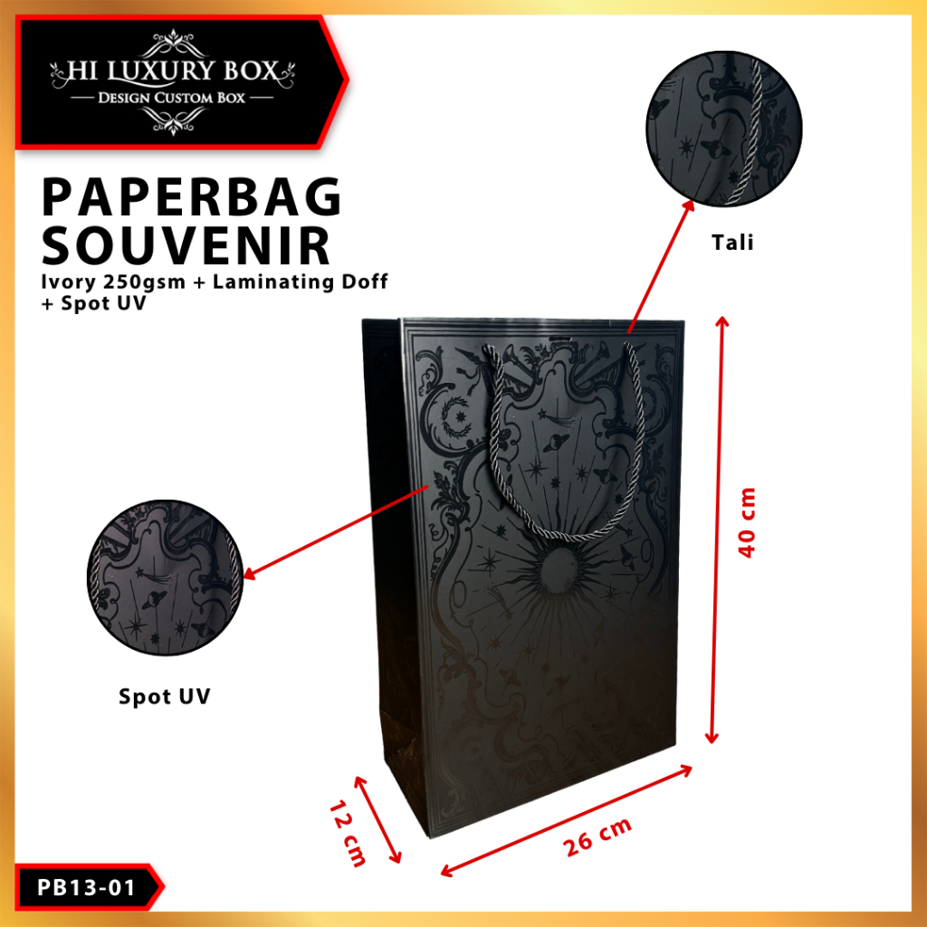 Paper Bag Hadiah Jumbo / Premium Gift Bag / Tas Kado Jinjing / PB13