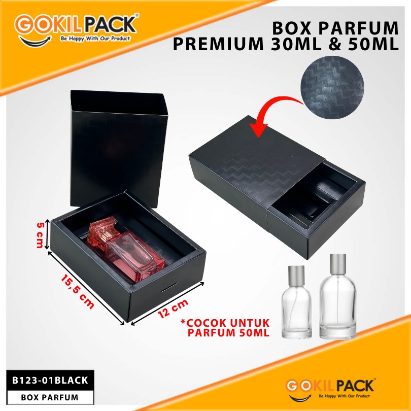 Box Parfum Chemical EMBOS 30- 50 Ml | Sliding Box|15.5x12x5-11.5x6x4.5cm| B123
