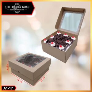 Kotak Kue | Dus Kue | Kotak serbaguna | Kraft | Murah | Kotak Kue Mika |A2-17