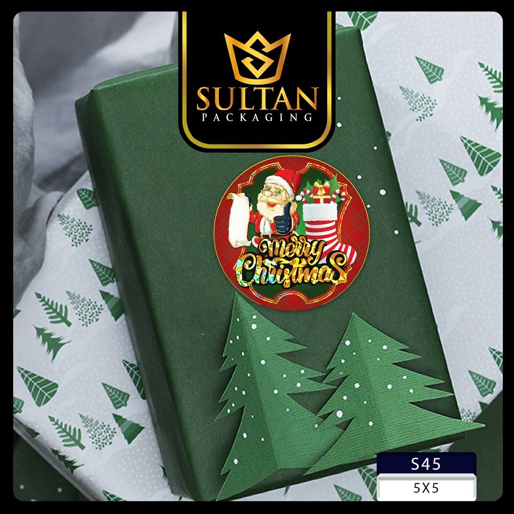 Sticker Natal - Sticker Merry Chrismas - Sticker Isi 25 Pcs - 45 - Image 5