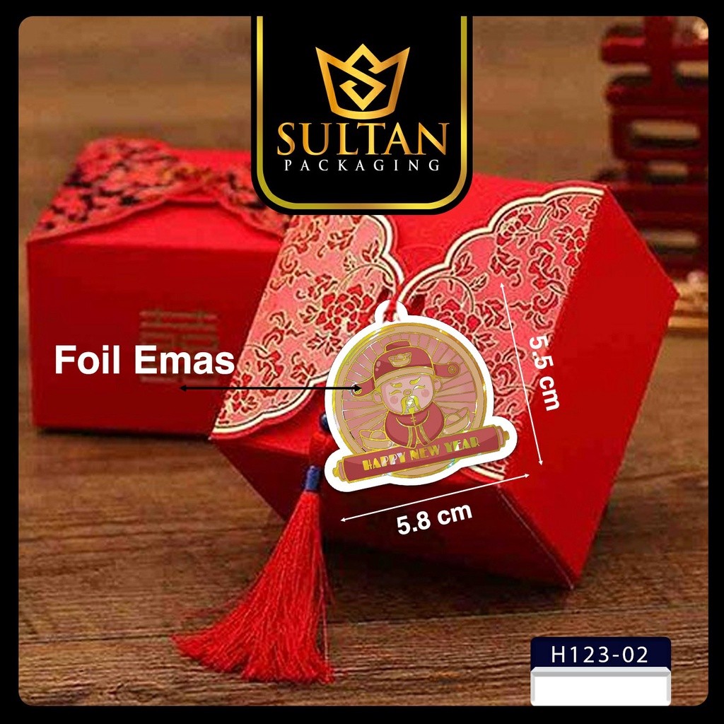 Aksesoris Kado Special Chinesse year - Kartu Ucapan Imlek - Hangtag Dekorasi Imlek - Paper Belt Imlek - H123 - Image 4