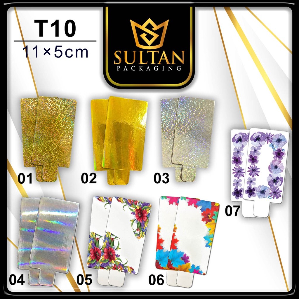 Cake Board - Tatakan Slice Tray - Tatakan Ukuran 5x11 Cm -T10